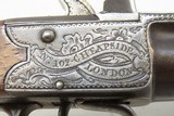 CHEAPSIDE LONDON ADDRESS BRACE FLINTLOCK PISTOLS British Antique R. CLARKE1790s Matched Pair of Engraved Sidearms - 16 of 25