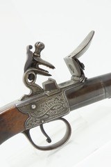 CHEAPSIDE LONDON ADDRESS BRACE FLINTLOCK PISTOLS British Antique R. CLARKE1790s Matched Pair of Engraved Sidearms - 19 of 25