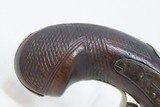 ENGRAVED Antique HENRY DERINGER c. 1850s .44 CALIBER Percussion Pistol Famous POCKET Pistol that Assassinated LINCOLN - 3 of 17