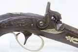 ENGRAVED Antique HENRY DERINGER c. 1850s .44 CALIBER Percussion Pistol Famous POCKET Pistol that Assassinated LINCOLN - 4 of 17