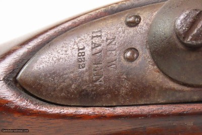 1832 Dated CIVIL WAR Antique WHITNEY ARMS Co. U.S. M1816 FLINTLOCK MusketWith 1832 Dated Lock & 1824 Dated Barrel Tang - Image 10 of 25