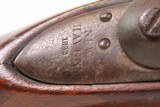1832 Dated CIVIL WAR Antique WHITNEY ARMS Co. U.S. M1816 FLINTLOCK Musket
With 1832 Dated Lock & 1824 Dated Barrel Tang - 10 of 25