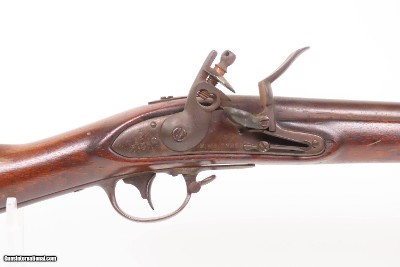 1832 Dated CIVIL WAR Antique WHITNEY ARMS Co. U.S. M1816 FLINTLOCK MusketWith 1832 Dated Lock & 1824 Dated Barrel Tang - Image 7 of 25