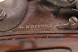 1832 Dated CIVIL WAR Antique WHITNEY ARMS Co. U.S. M1816 FLINTLOCK Musket
With 1832 Dated Lock & 1824 Dated Barrel Tang - 9 of 25
