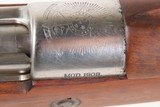 DWM BRAZILIAN Contract M1908 Bolt Action MILITARY Rifle C&R w/LEATHER SLING Contract made from 1908 Until the Outbreak of WWI - 20 of 25
