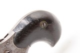 Antique WILD WEST C. SHARPS Model 4B .32 RF PEPPERBOX Self Defense Revolver WILD WEST/RIVERBOAT GAMBLER 4-Shot Pocket Gun - 3 of 17
