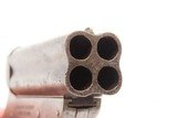 Antique WILD WEST C. SHARPS Model 4B .32 RF PEPPERBOX Self Defense Revolver WILD WEST/RIVERBOAT GAMBLER 4-Shot Pocket Gun - 6 of 17