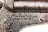 Antique WILD WEST C. SHARPS Model 4B .32 RF PEPPERBOX Self Defense Revolver WILD WEST/RIVERBOAT GAMBLER 4-Shot Pocket Gun - 13 of 17