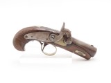 German SILVER Mounted Antique Copy DERRINGER Percussion Pocket PistolPeriod Copy of Henry Deringer’s Famous Pistol - 2 of 16