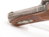 ENGRAVED & SILVER Mounted Antique DERINGER Percussion Pistol KILLED LINCOLN Henry Deringer’s Famous Pocket Pistol GERMAN SILVER - 18 of 18