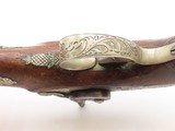 ENGRAVED & SILVER Mounted Antique DERINGER Percussion Pistol KILLED LINCOLN Henry Deringer’s Famous Pocket Pistol GERMAN SILVER - 12 of 18
