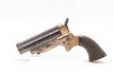 Antique CIVIL WAR/WILD WEST Era C. SHARPS Model 2 .30 RF PEPPERBOX Revolver 4-Shot FRONTIER Self Defense Pocket Gun - 2 of 18