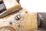 Antique CIVIL WAR/WILD WEST Era C. SHARPS Model 2 .30 RF PEPPERBOX Revolver 4-Shot FRONTIER Self Defense Pocket Gun - 6 of 18