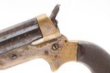 Antique CIVIL WAR/WILD WEST Era C. SHARPS Model 2 .30 RF PEPPERBOX Revolver 4-Shot FRONTIER Self Defense Pocket Gun - 4 of 18