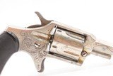 FINE Engraved Antique LEE ARMS CO. “RED JACKET No. 4” Spur Trigger Revolver CONCEAL & CARRY Wild West “SUICIDE SPECIAL” - 14 of 15