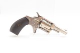 FINE Engraved Antique LEE ARMS CO. “RED JACKET No. 4” Spur Trigger Revolver CONCEAL & CARRY Wild West “SUICIDE SPECIAL” - 12 of 15