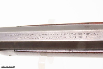 LETTERED Special Order 1903 mfr. WINCHESTER M1894 .32 W.S. Repeater C&R Half Octagonal Barrel, 1/2 Magazine, Shotgun Butt - Image 23 of 25