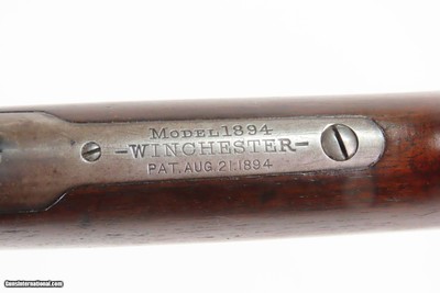 LETTERED Special Order 1903 mfr. WINCHESTER M1894 .32 W.S. Repeater C&R Half Octagonal Barrel, 1/2 Magazine, Shotgun Butt - Image 20 of 25