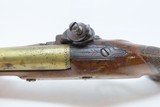 KUNZ FLINTLOCK PISTOL Brass Barreled PENNSYLVANIA .56 Caliber PA
Antique
American Primitive Conversion to Percussion! - 9 of 17