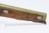 KUNZ FLINTLOCK PISTOL Brass Barreled PENNSYLVANIA .56 Caliber PA
Antique
American Primitive Conversion to Percussion! - 5 of 17