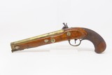 KUNZ FLINTLOCK PISTOL Brass Barreled PENNSYLVANIA .56 Caliber PA
Antique
American Primitive Conversion to Percussion! - 14 of 17