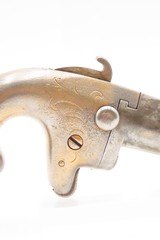 ENGRAVED Antique COLT 1st Model GOLD .41 RF Derringer WILD WEST/FRONTIEROnly 6,500 Made of this Desirable Iron Frame Colt Pistol - 15 of 16