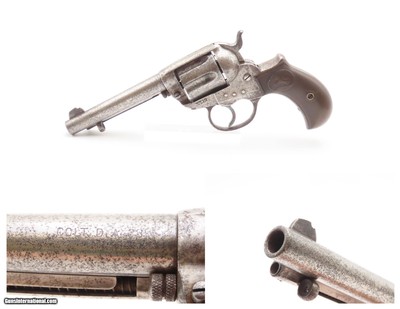 “POLICE OF HAWAII” COLT M1877 “Lightning” .38 DA Revolver C&R WILD WEST
Classic Double Action Revolver Made in 1900