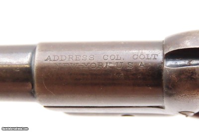 NICE Antique Post-CIVIL WAR COLT M1855 ROOT Sidehammer .31 POCKET RevolverPERCUSSION Side-hammer Revolver Made in 1866 - Image 10 of 19