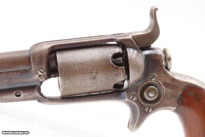 NICE Antique Post-CIVIL WAR COLT M1855 ROOT Sidehammer .31 POCKET RevolverPERCUSSION Side-hammer Revolver Made in 1866 - Image 18 of 19