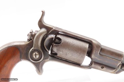 NICE Antique Post-CIVIL WAR COLT M1855 ROOT Sidehammer .31 POCKET RevolverPERCUSSION Side-hammer Revolver Made in 1866 - Image 4 of 19