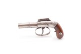 Engraved ALLEN & THURBER BAR HAMMER Pocket Percussion Pistol Walnut Grips
Half-OCTAGON Barrel Civil War Era American DA - 2 of 18