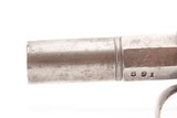 Engraved ALLEN & THURBER BAR HAMMER Pocket Percussion Pistol Walnut Grips
Half-OCTAGON Barrel Civil War Era American DA - 5 of 18