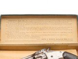 NICE Antique SMITH & WESSON .32 Single Action TOP BREAK Revolver WILD WEST
With PERIOD CORRECT S&W FACTORY BOX - 5 of 21