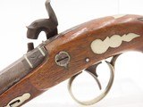 ENGRAVED/SILVER Mounted Antique DERRINGER STYLE Percussion POCKET Pistol
Period Copy of Henry Deringer’s Famous Pistol - 16 of 17