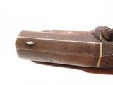 ENGRAVED/SILVER Mounted Antique DERRINGER STYLE Percussion POCKET Pistol
Period Copy of Henry Deringer’s Famous Pistol - 10 of 17