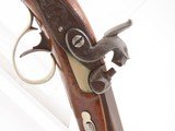 ENGRAVED/SILVER Mounted Antique DERRINGER STYLE Percussion POCKET Pistol
Period Copy of Henry Deringer’s Famous Pistol - 4 of 17