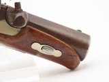 ENGRAVED/SILVER Mounted Antique DERRINGER STYLE Percussion POCKET Pistol
Period Copy of Henry Deringer’s Famous Pistol - 5 of 17