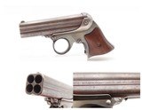 Civil War Era REMINGTON-ELLIOT Antique RING TRIGGER .32 RF PEPPERBOX Pistol 4-Shot RIVERBOAT GAMBLER’S Derringer Pistol - 1 of 18