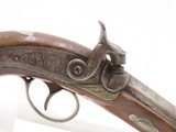ENGRAVED/SILVER Mounted Antique DERRINGER Percussion Pistol GREAT EXAMPLE
Period COPY of Henry Deringer’s Famous Pistol - 4 of 16