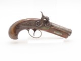 ENGRAVED/SILVER Mounted Antique DERRINGER Percussion Pistol GREAT EXAMPLE
Period COPY of Henry Deringer’s Famous Pistol - 2 of 16