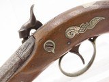 ENGRAVED/SILVER Mounted Antique DERRINGER Percussion Pistol GREAT EXAMPLE
Period COPY of Henry Deringer’s Famous Pistol - 15 of 16