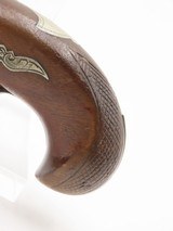 ENGRAVED/SILVER Mounted Antique DERRINGER Percussion Pistol GREAT EXAMPLE
Period COPY of Henry Deringer’s Famous Pistol - 14 of 16
