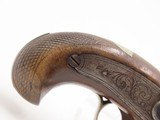 ENGRAVED/SILVER Mounted Antique DERRINGER Percussion Pistol GREAT EXAMPLE
Period COPY of Henry Deringer’s Famous Pistol - 3 of 16