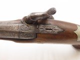 ENGRAVED/SILVER Mounted Antique DERRINGER Percussion Pistol GREAT EXAMPLE
Period COPY of Henry Deringer’s Famous Pistol - 8 of 16