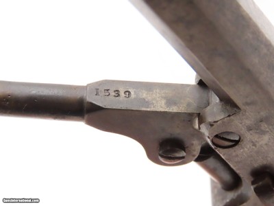 ANTEBELLUM Antique Pre-CIVIL WAR COLT M1849 Perc. POCKET Revolver FRONTIER1856 mfg. Civil War Revolver Used into the WILD WEST - Image 16 of 21