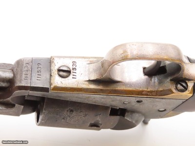 ANTEBELLUM Antique Pre-CIVIL WAR COLT M1849 Perc. POCKET Revolver FRONTIER1856 mfg. Civil War Revolver Used into the WILD WEST - Image 13 of 21