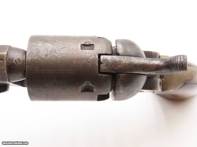 ANTEBELLUM Antique Pre-CIVIL WAR COLT M1849 Perc. POCKET Revolver FRONTIER1856 mfg. Civil War Revolver Used into the WILD WEST - Image 8 of 21