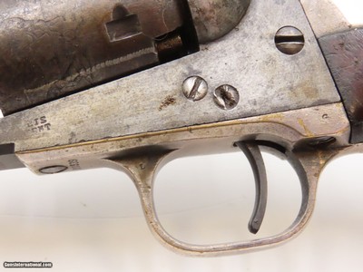 ANTEBELLUM Antique Pre-CIVIL WAR COLT M1849 Perc. POCKET Revolver FRONTIER1856 mfg. Civil War Revolver Used into the WILD WEST - Image 6 of 21