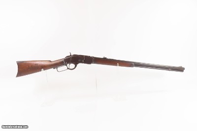 1897 Antique WINCHESTER 1873 .32-20 WCF Lever Action Rifle OCTAGONAL BARREL COMPANION FOR A COLT SINGLE ACTION ARMY - Image 2 of 25