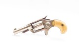 1873 WILD WEST Antique Nickel COLT NEW LINE .32 RF Revolver ANTIQUE IVORIES Nice FRONTIER Nickeled CONCEAL & CARRY Hideout Gun - 2 of 16